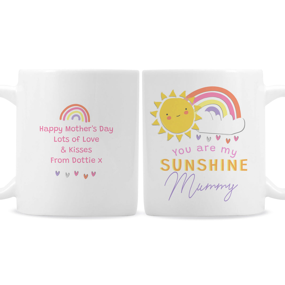 Personalised You Are My Sunshine Mug: 3 - Mugs By Gift Moments
