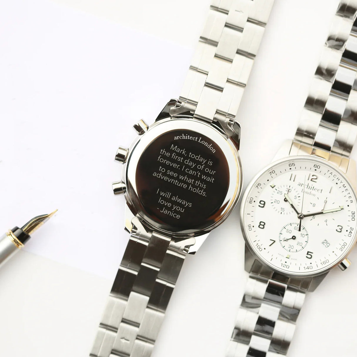 Personalised Swiss Made Men’s Architect Endeavour Watch: 2 - Watches By Architect Watches