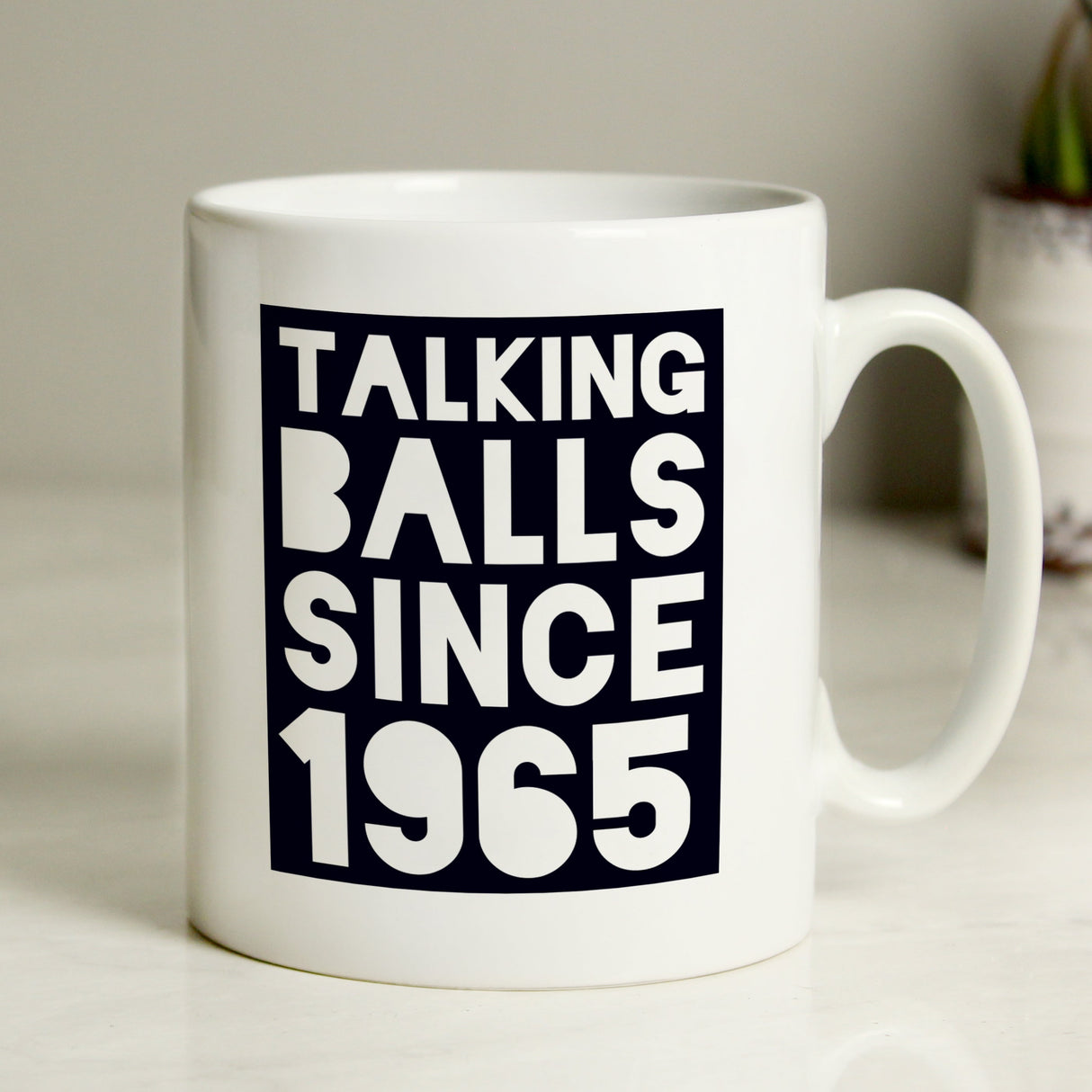Personalised Talking Balls Since Mug: 3 - Mugs By Gift Moments