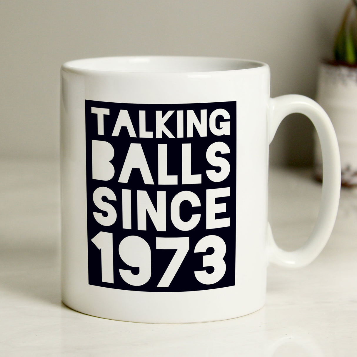 Personalised Talking Balls Since Mug: 1 - Mugs By Gift Moments