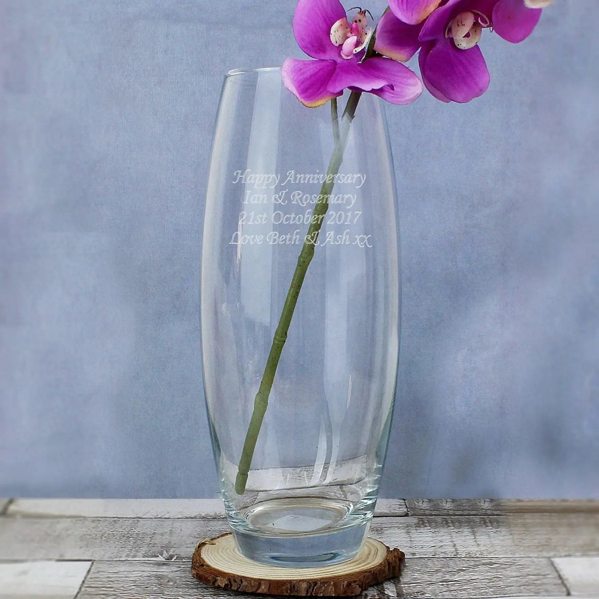 Personalised Tapered Bullet Vase: 4 - Vases By Gift Moments
