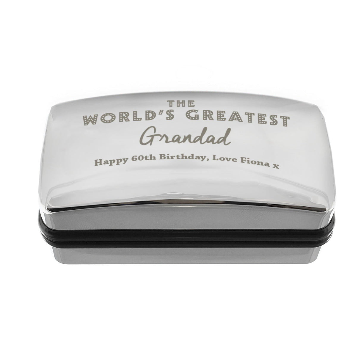 Personalised ’The World’s Greatest’ Cufflink Box: 5 - Cufflink Boxes By Gift Moments