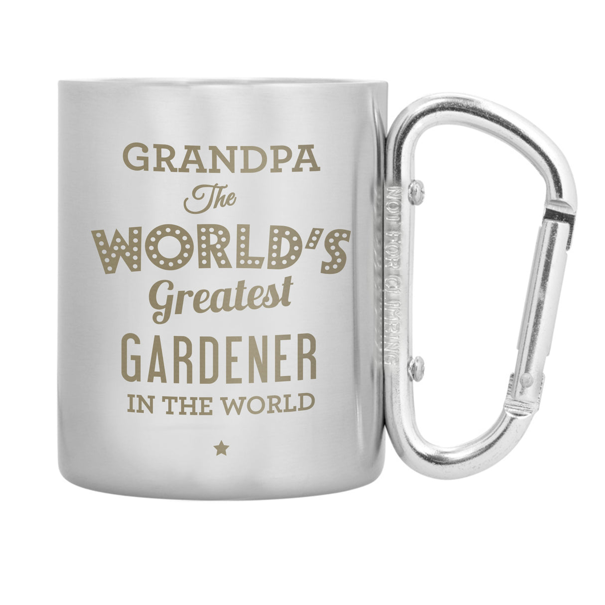 Personalised ’The World’s Greatest’ Stainless Steel Mug: 2 - Outdoor Mugs By Gift Moments
