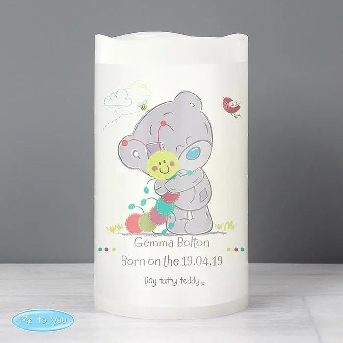 Personalised Tiny Tatty Teddy Cuddle Bug Nightlight LED Candle: 4 - LED Lighting