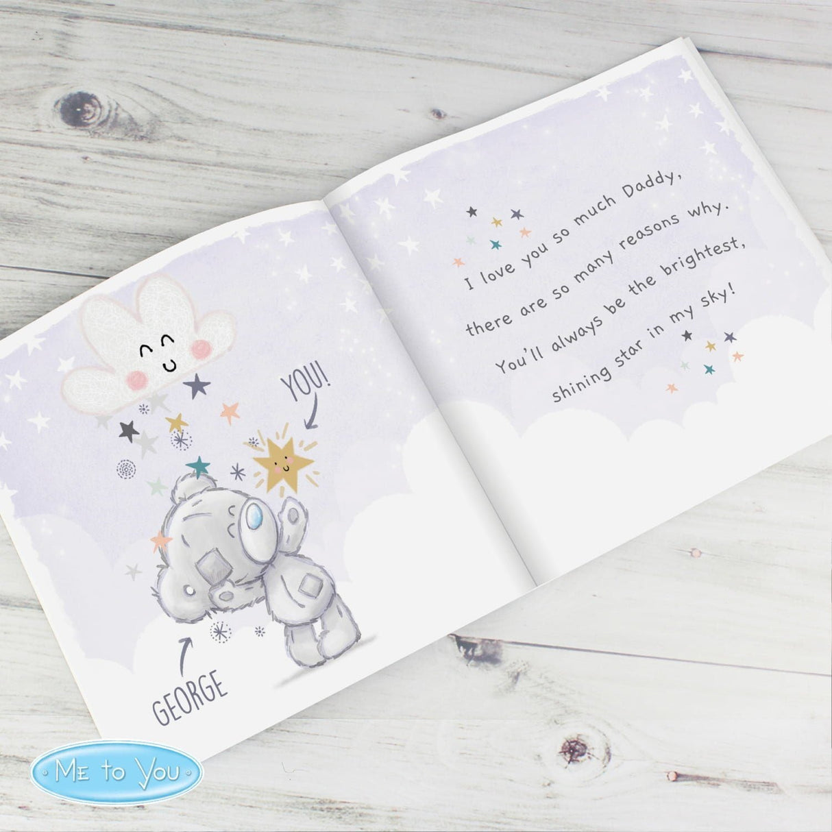 Personalised Tiny Tatty Teddy Daddy You’re A Star Poem Book - Shop Books At Gift Moments - 8