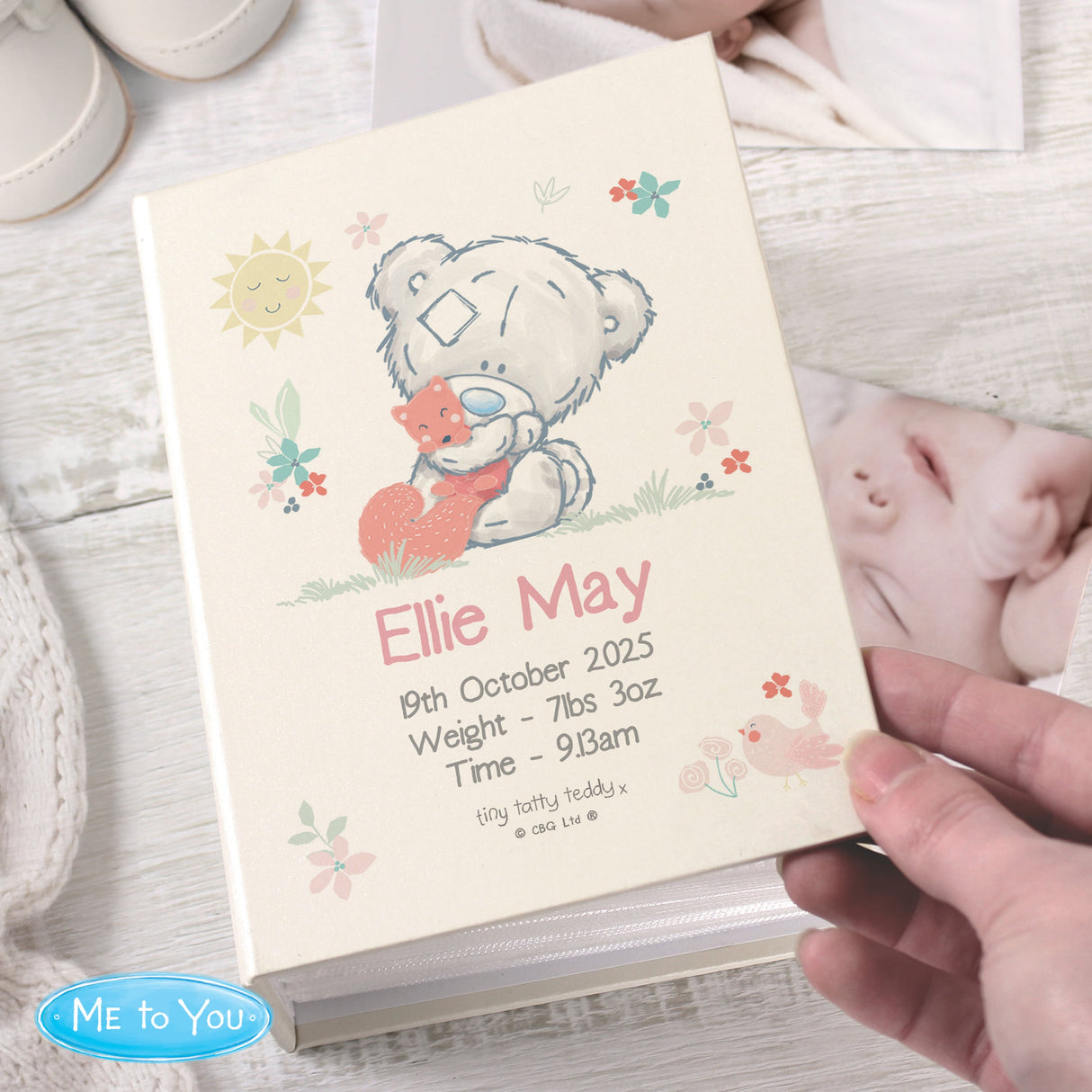 Personalised Tiny Tatty Teddy Woodland Animal Photo Album - Shop Photo Albums At Gift Moments - 3