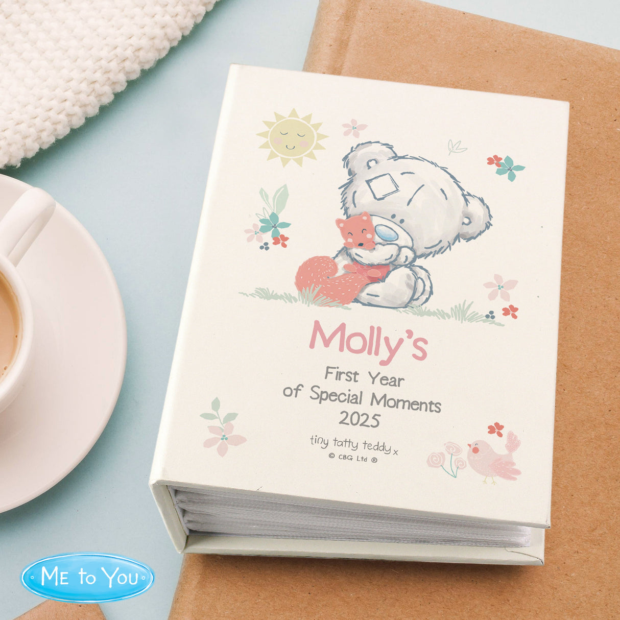 Personalised Tiny Tatty Teddy Woodland Animal Photo Album - Shop Photo Albums At Gift Moments - 2