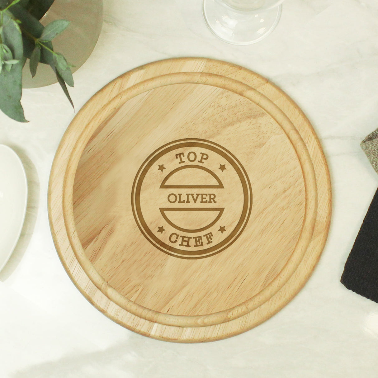 Personalised Top Chef Chopping Board: 2 - Chopping Boards By Gift Moments