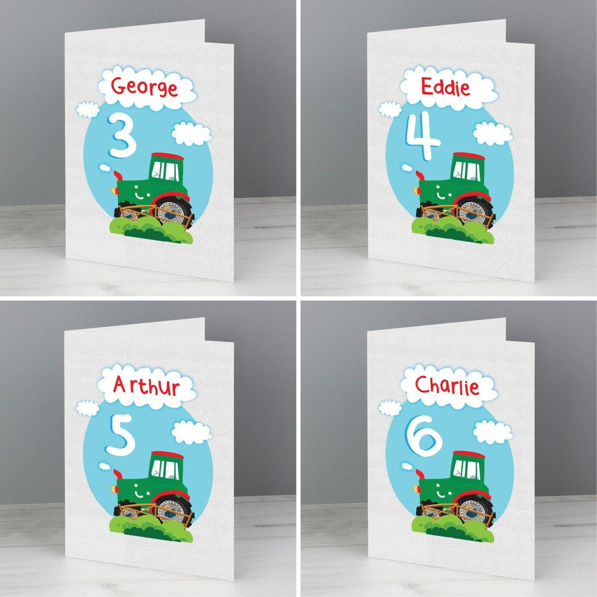 Personalised Tractor Birthday Card - Shop Greeting Cards At Gift Moments - 2