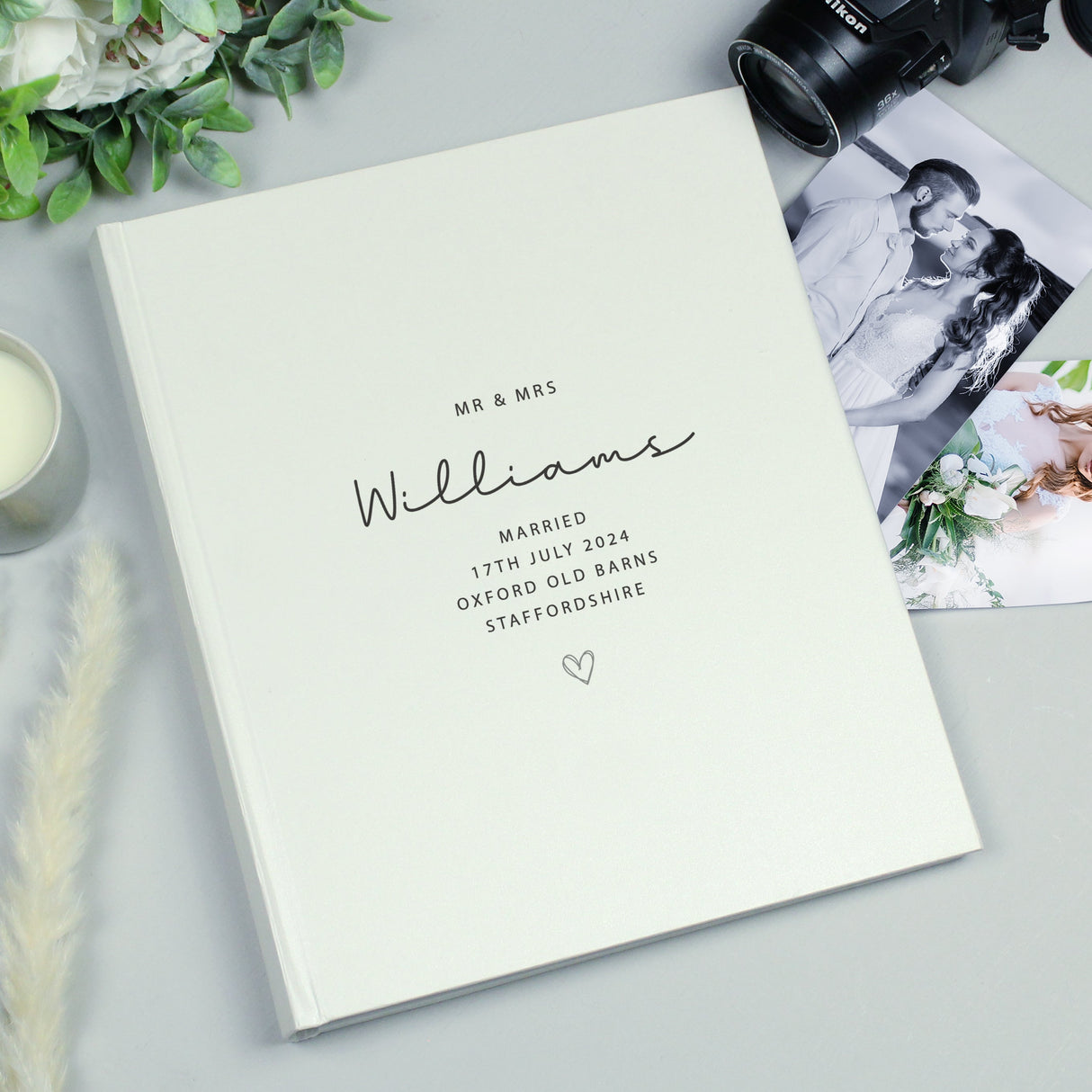 Personalised Traditional Photo Album - Shop Photo Albums At Gift Moments - 1