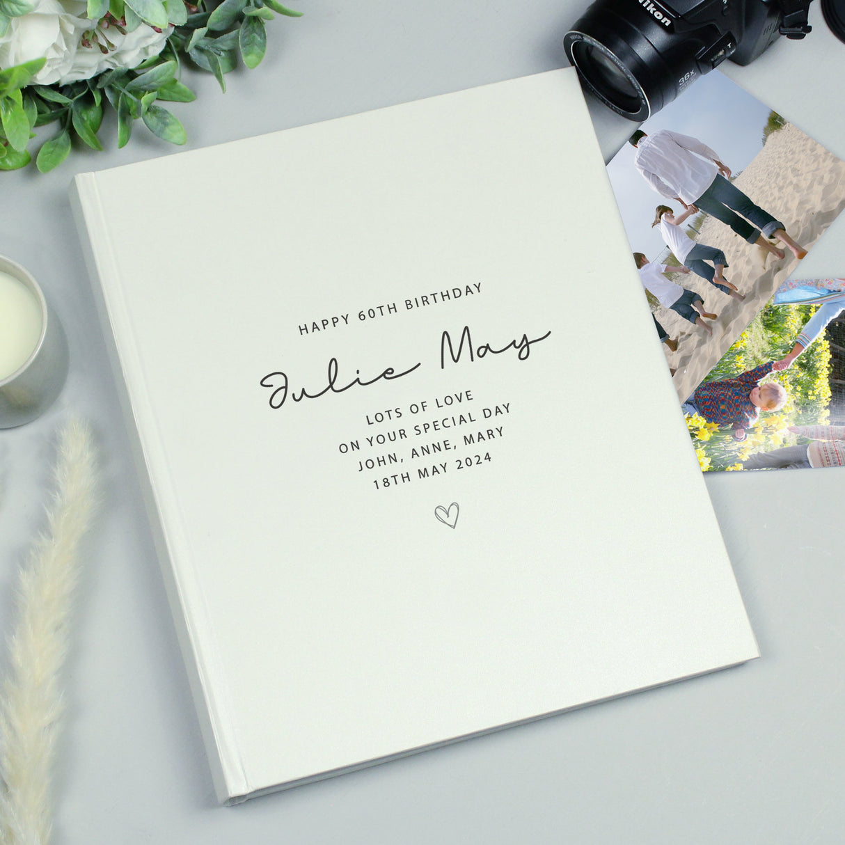 Personalised Traditional Photo Album - Shop Photo Albums At Gift Moments - 9