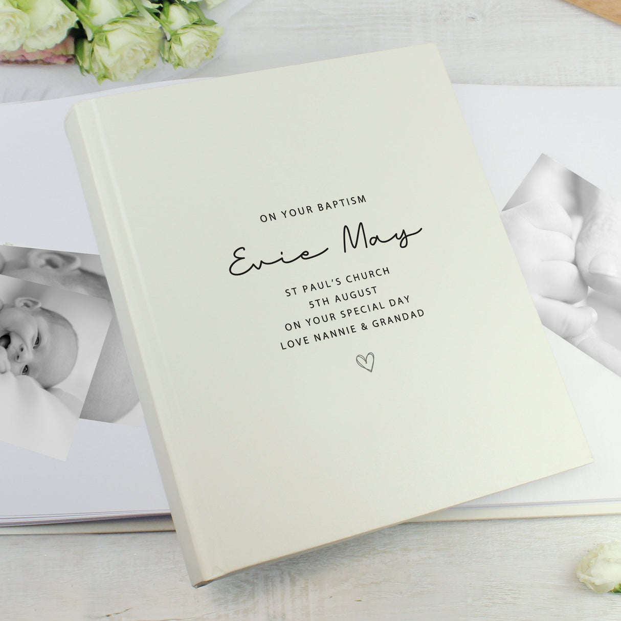 Personalised Traditional Photo Album - Shop Photo Albums At Gift Moments - 2