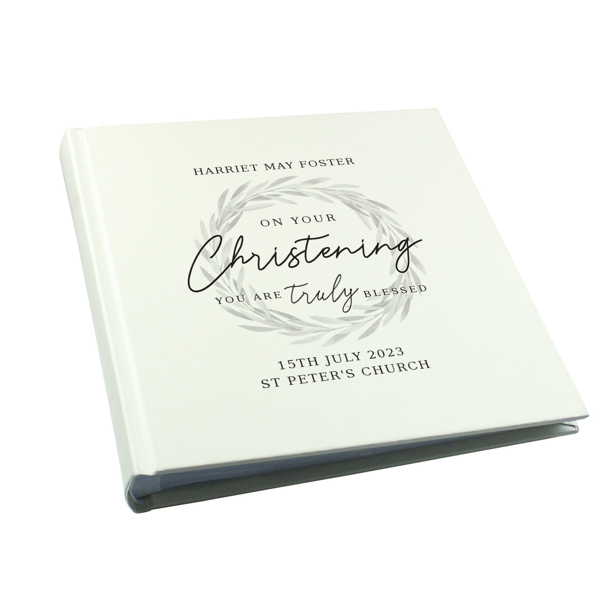Personalised Truly Blessed Christening Square Photo Album - Shop Photo Albums At Gift Moments - 7
