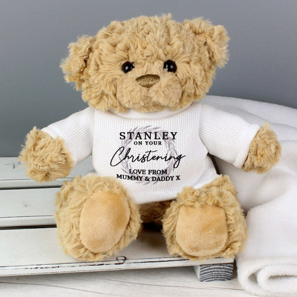 Personalised ’Truly Blessed’ Teddy Bear: 1 - Teddy Bears & Soft Toys By Gift Moments
