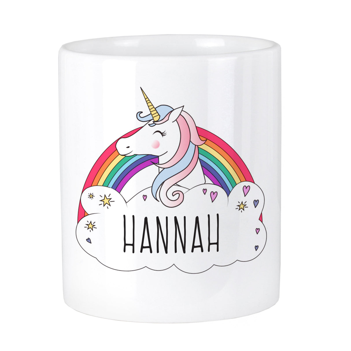 Personalised Unicorn Ceramic Storage Pot: 5 - Storage By Gift Moments