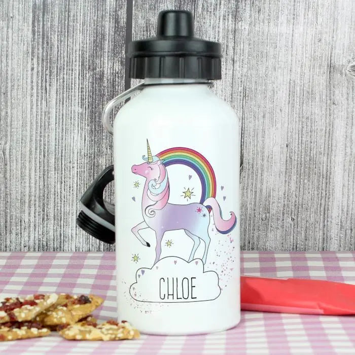 Personalised Unicorn Drinks Bottle: 3 - Kids Bottles By Gift Moments