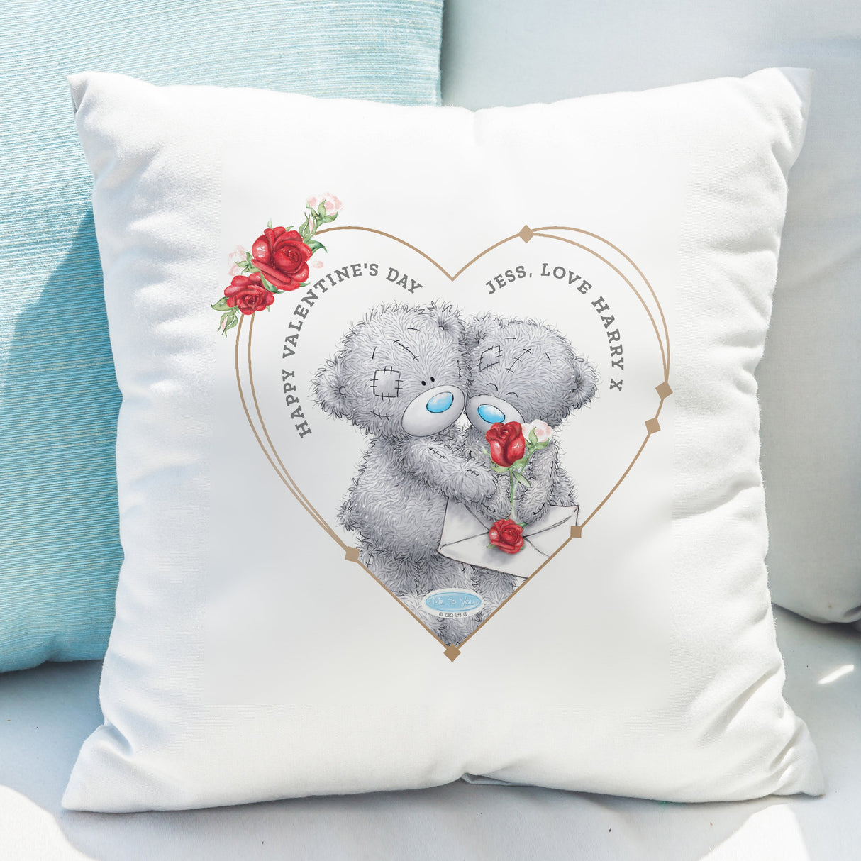 Personalised Me to You Valentine Cushion - Shop Cushions At Gift Moments - 1