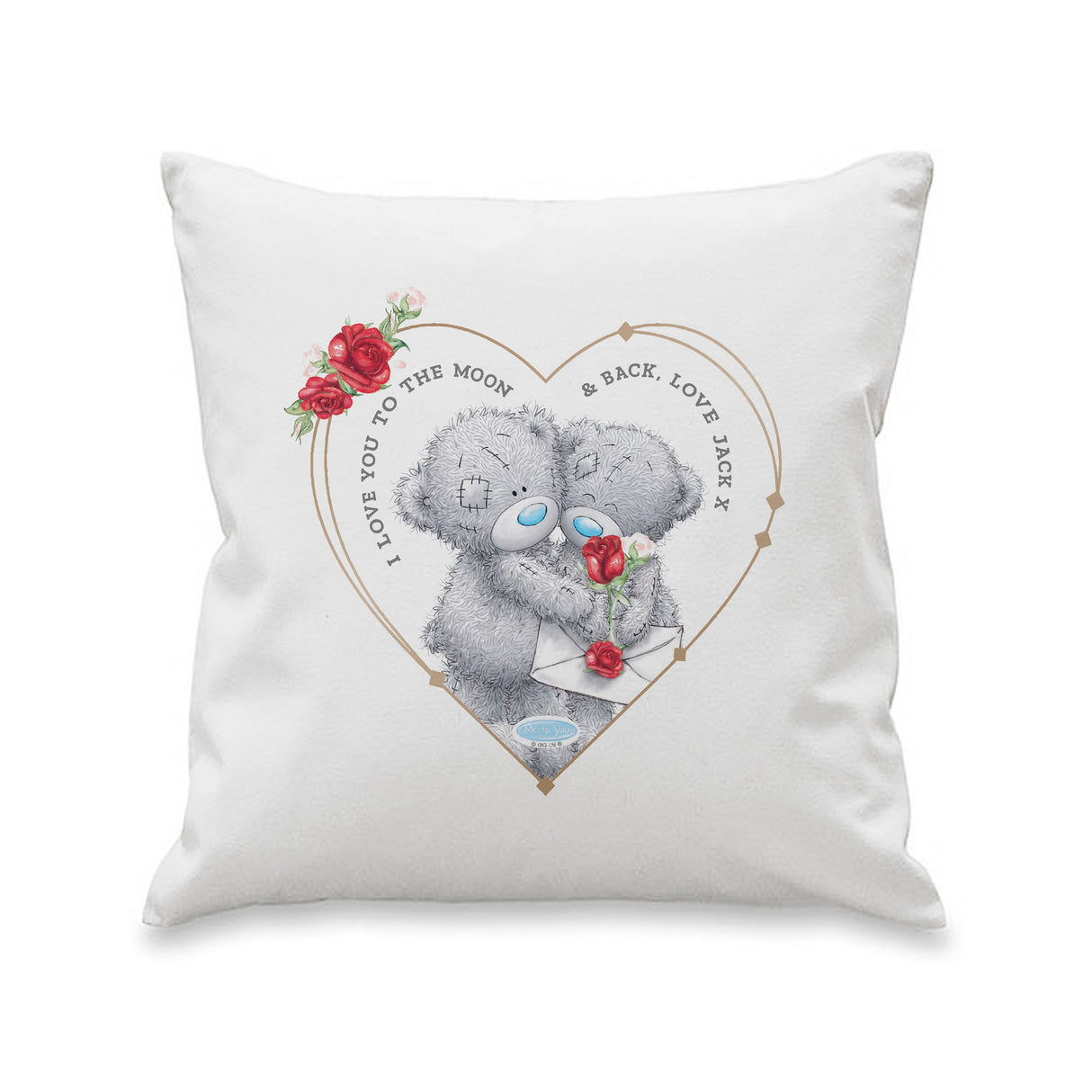Personalised Me to You Valentine Cushion - Shop Cushions At Gift Moments - 4
