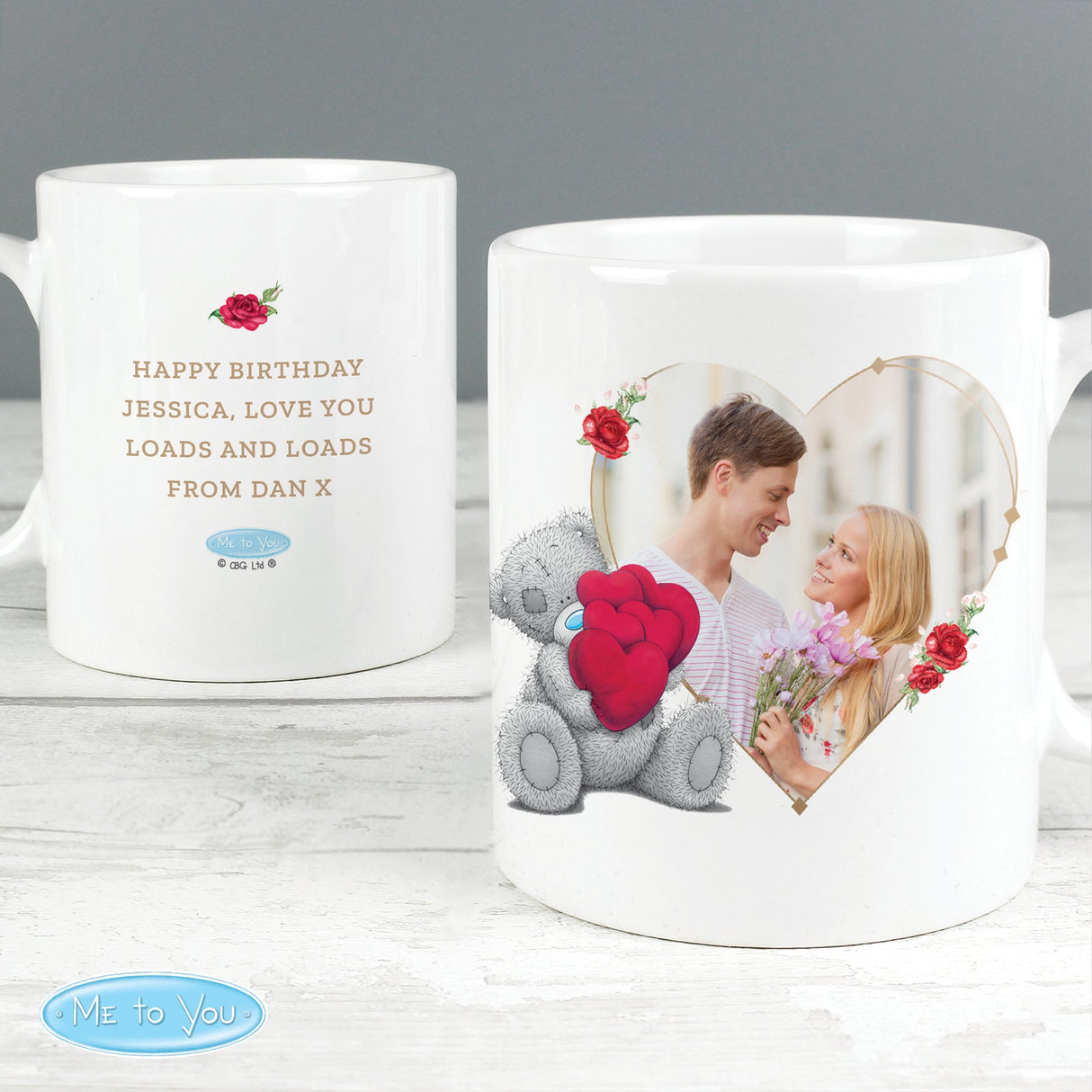 Personalised Me To You Valentines Photo Upload Mug: 4 - Mugs