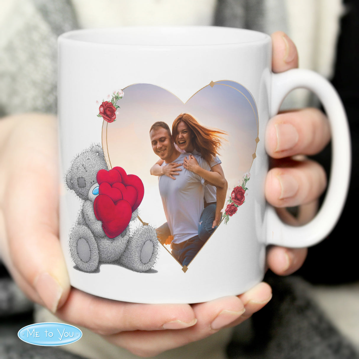 Personalised Me To You Valentines Photo Upload Mug: 1 - Mugs
