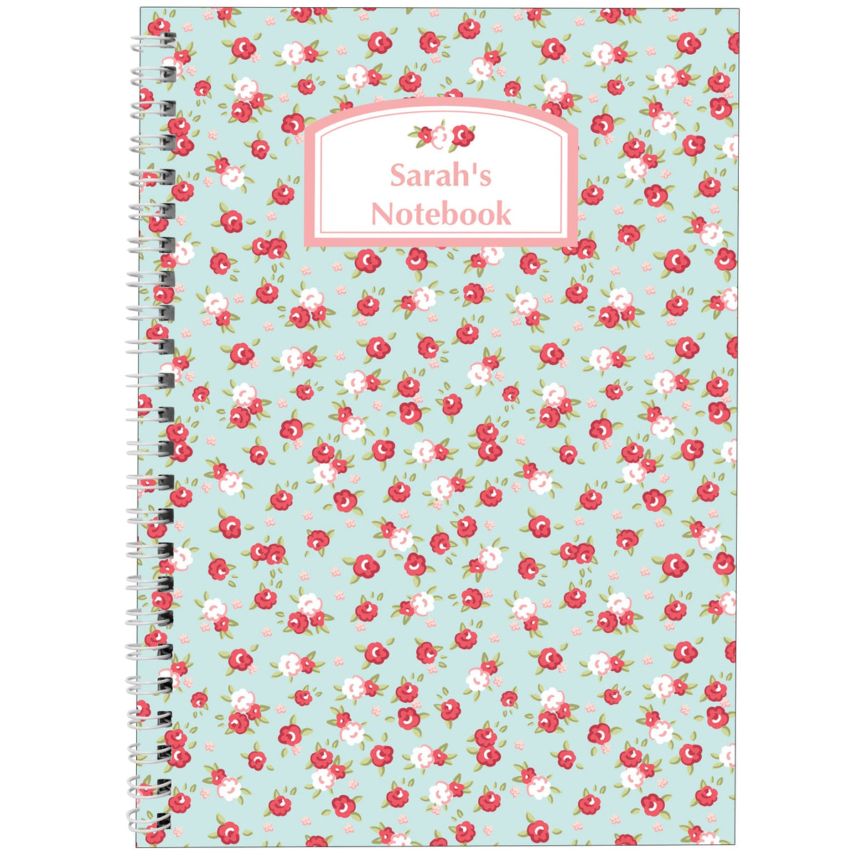 Personalised Vintage Floral A5 Notebook: 3 - Notebooks By Gift Moments