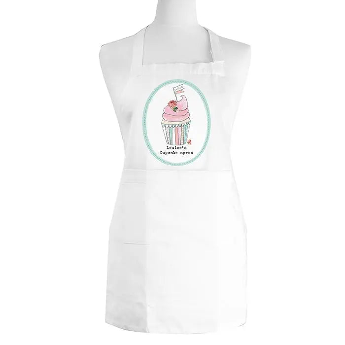 Personalised Vintage Pastel Cupcake Childrens Apron: 2 - Aprons By Gift Moments