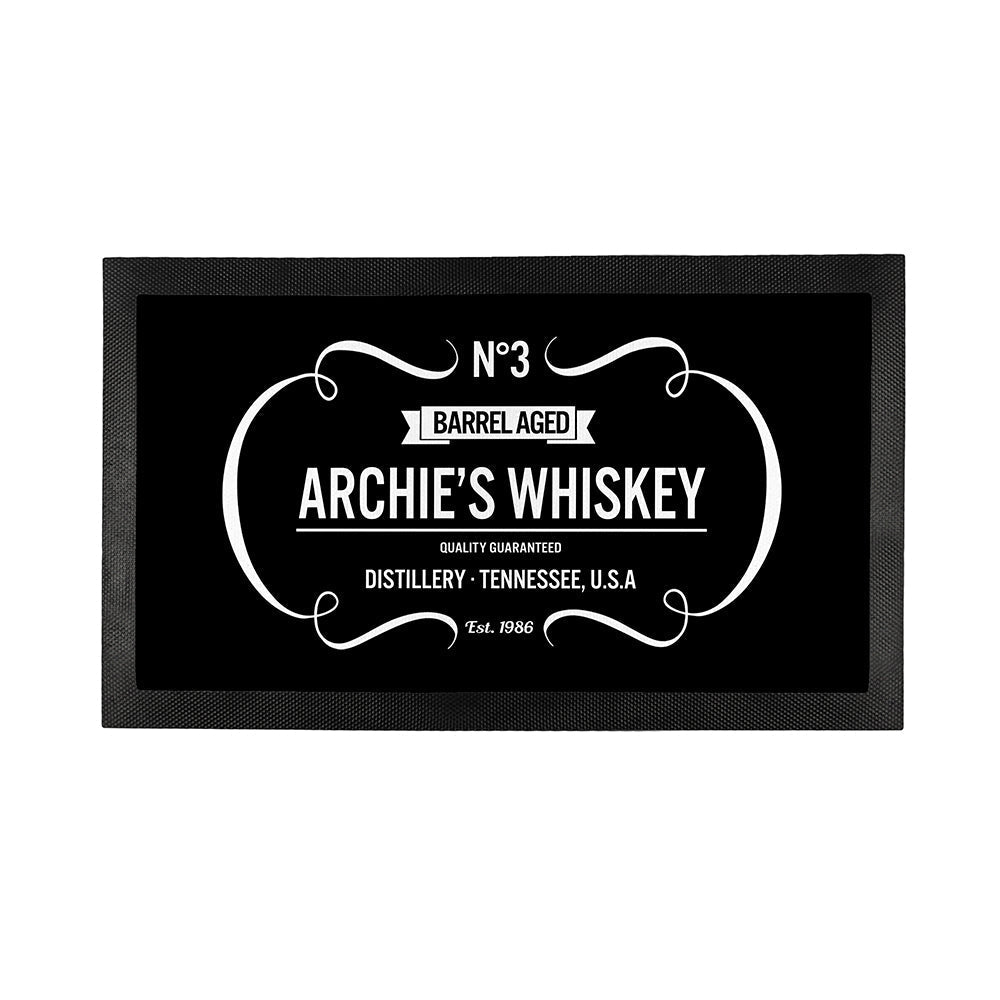 Personalised Vintage Whiskey Bar Mats: 13 - Barware By Gift Moments