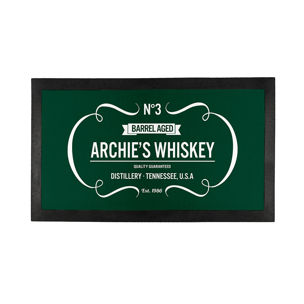 Personalised Vintage Whiskey Bar Mats: 15 - Barware By Gift Moments
