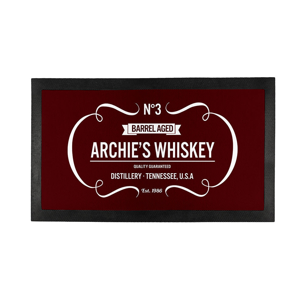 Personalised Vintage Whiskey Bar Mats: 14 - Barware By Gift Moments