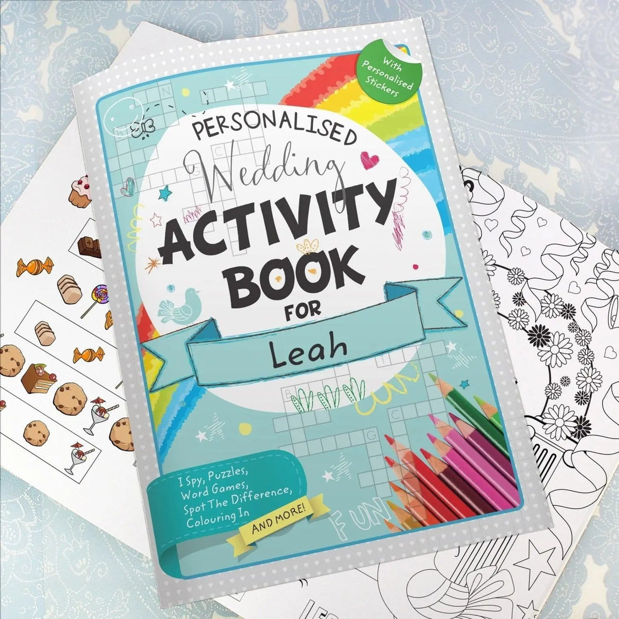 Personalised Wedding Activity Book with Stickers - Shop Books At Gift Moments - 1