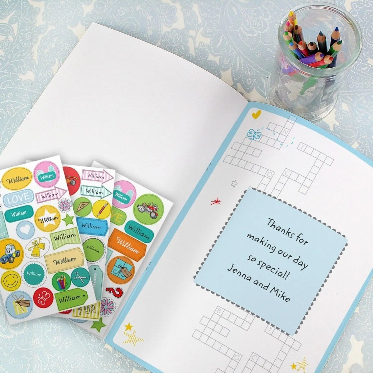 Personalised Wedding Activity Book with Stickers - Shop Books At Gift Moments - 2