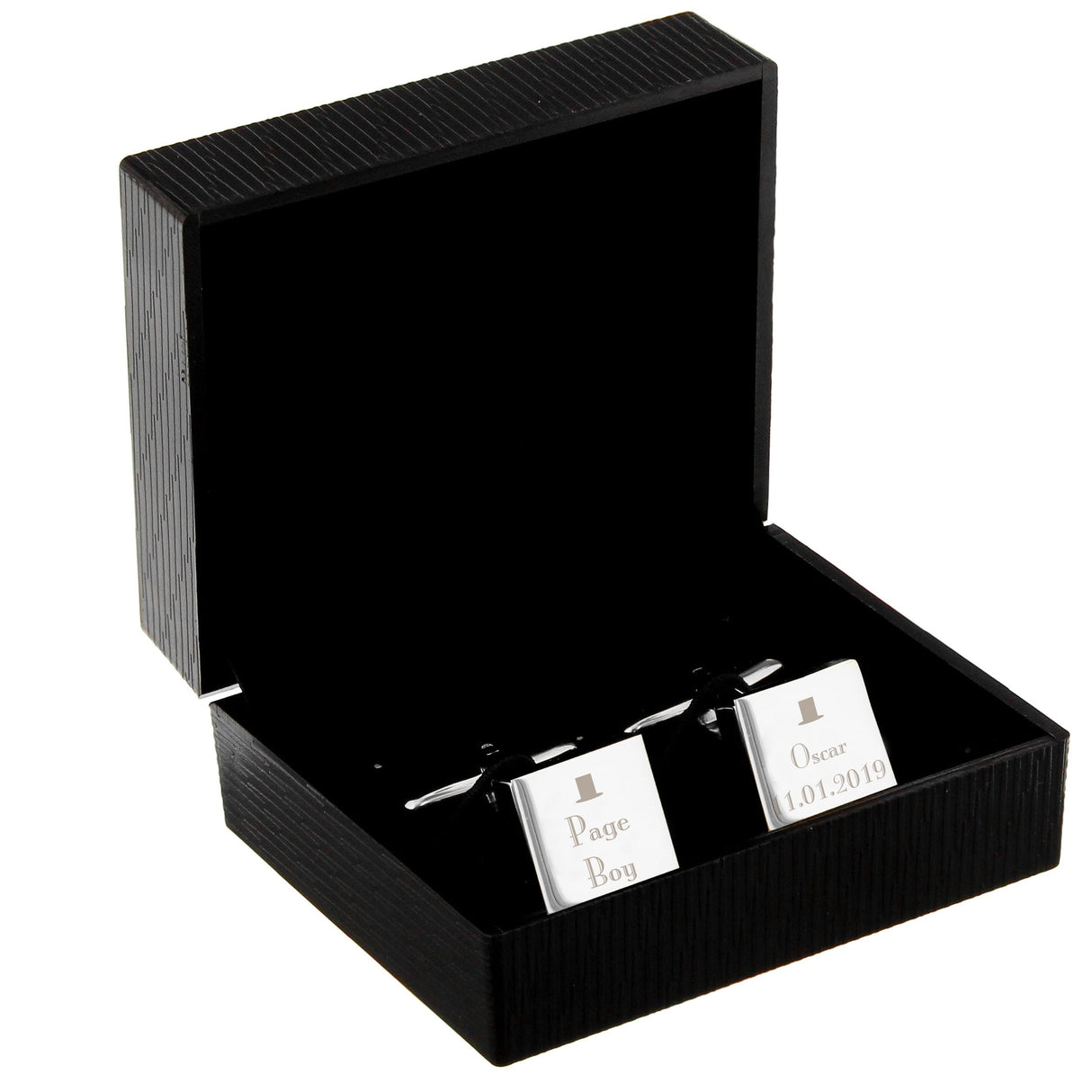 Personalised Wedding Page Boy Cufflinks - Shop Cufflinks & Tie Slides At Gift Moments - 3