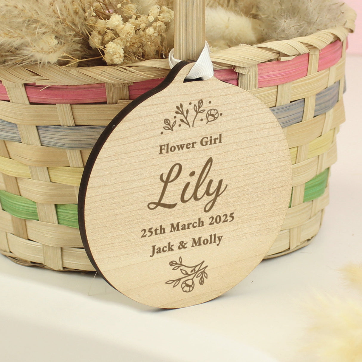 Personalised Wedding Party Wooden Tag - Shop Decorations At Gift Moments - 4