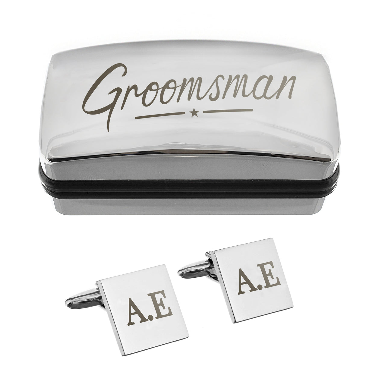 Personalised Wedding Role Cufflinks & Box Sets - Shop Cufflinks & Tie Slides At Gift Moments - 18