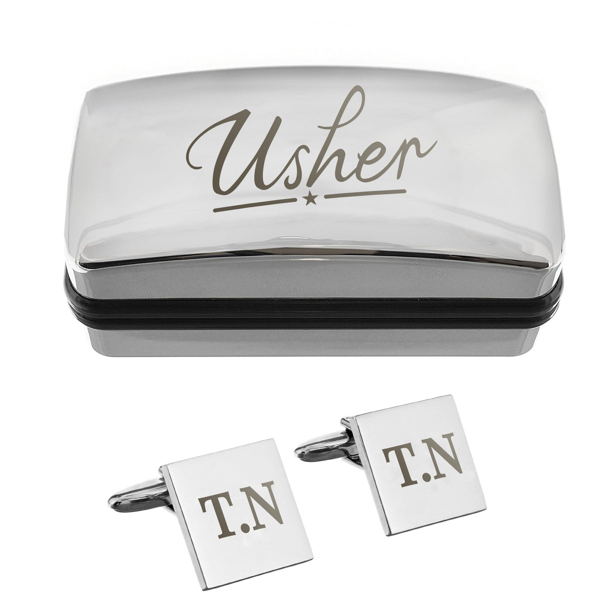 Personalised Wedding Role Cufflinks & Box Sets - Shop Cufflinks & Tie Slides At Gift Moments - 17