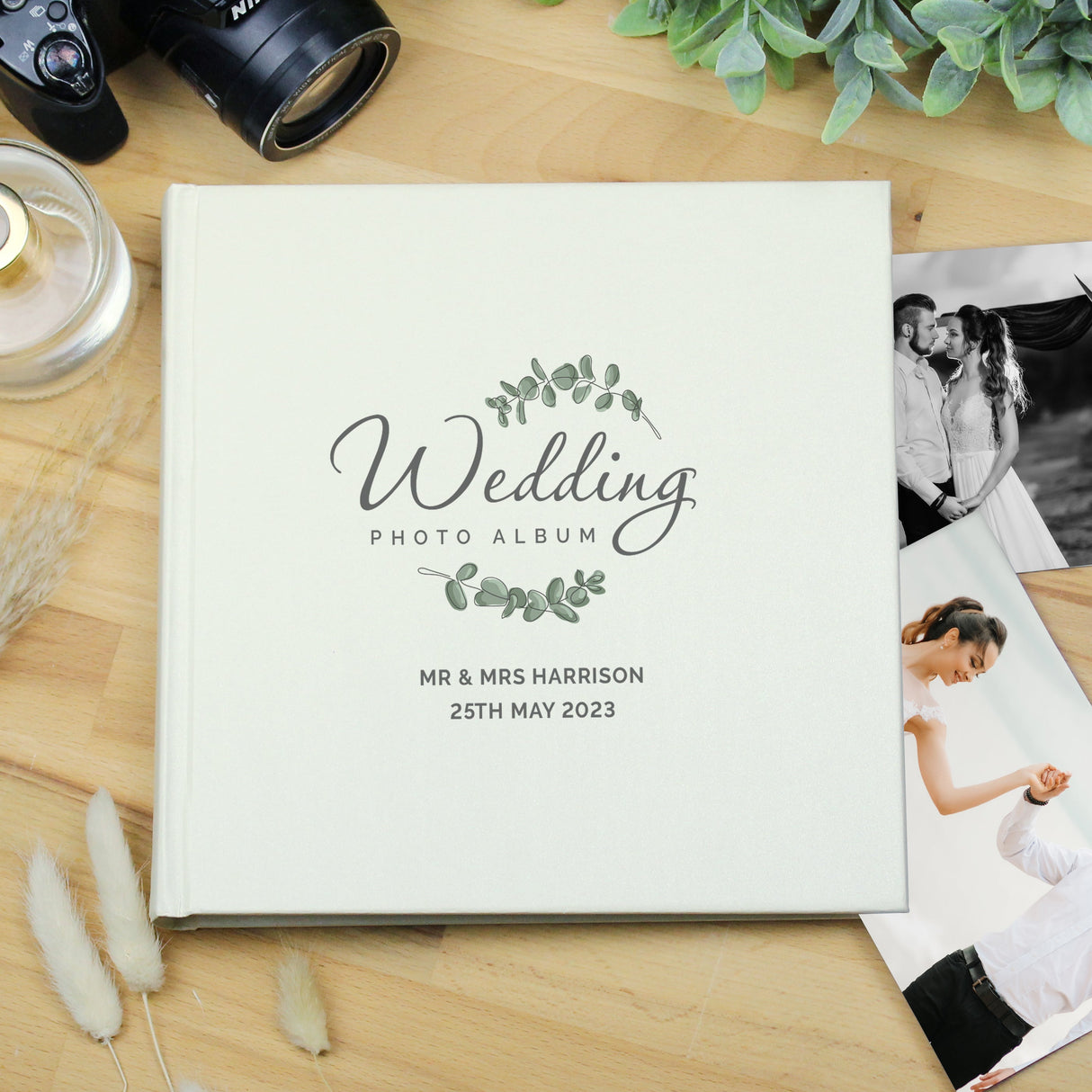 Personalised Wedding Square Photo Album: 4 - Photo Albums By Gift Moments