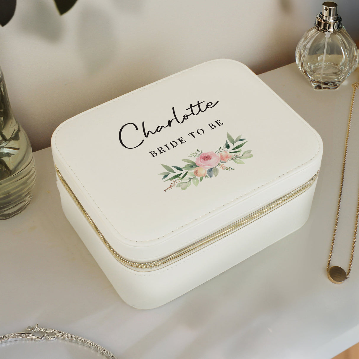 Personalised Wedding Travel Jewellery Box: 3 - Jewellery Boxes By Gift Moments