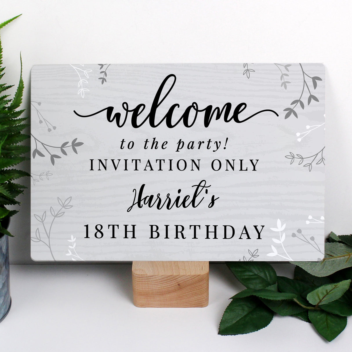 Personalised Welcome Metal Sign: 5 - Signs & Plaques By Gift Moments