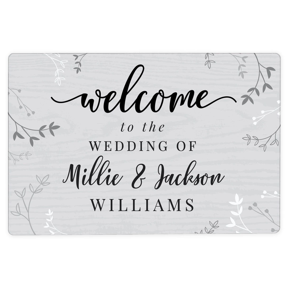 Personalised Welcome Metal Sign: 2 - Signs & Plaques By Gift Moments