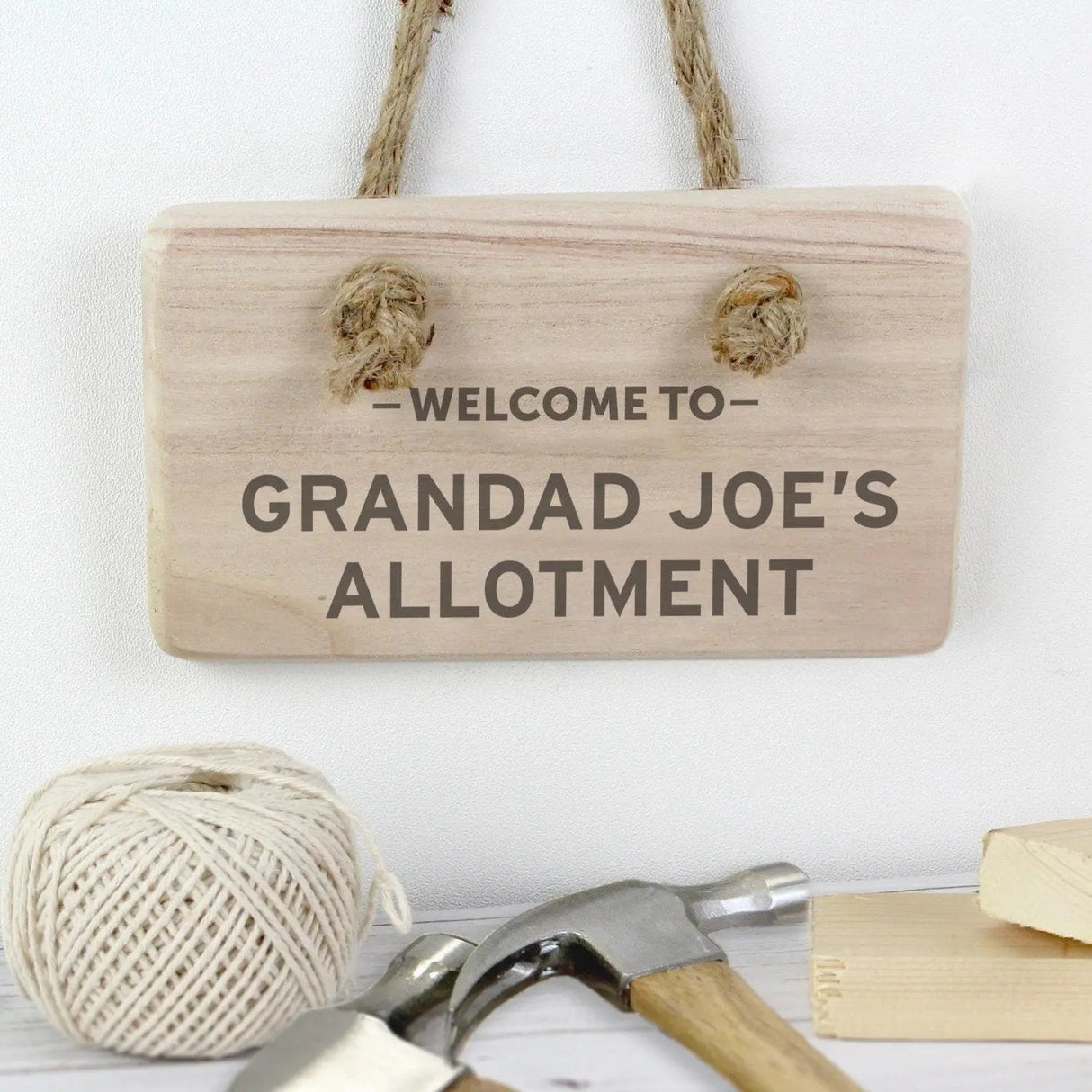Personalised Welcome To... Wooden Sign: 1 - Signs & Plaques By Gift Moments