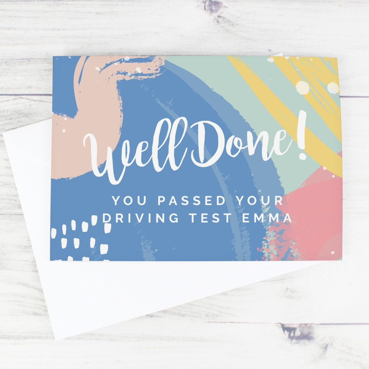 Personalised Well Done! Card: 3 - Greeting Cards By Gift Moments