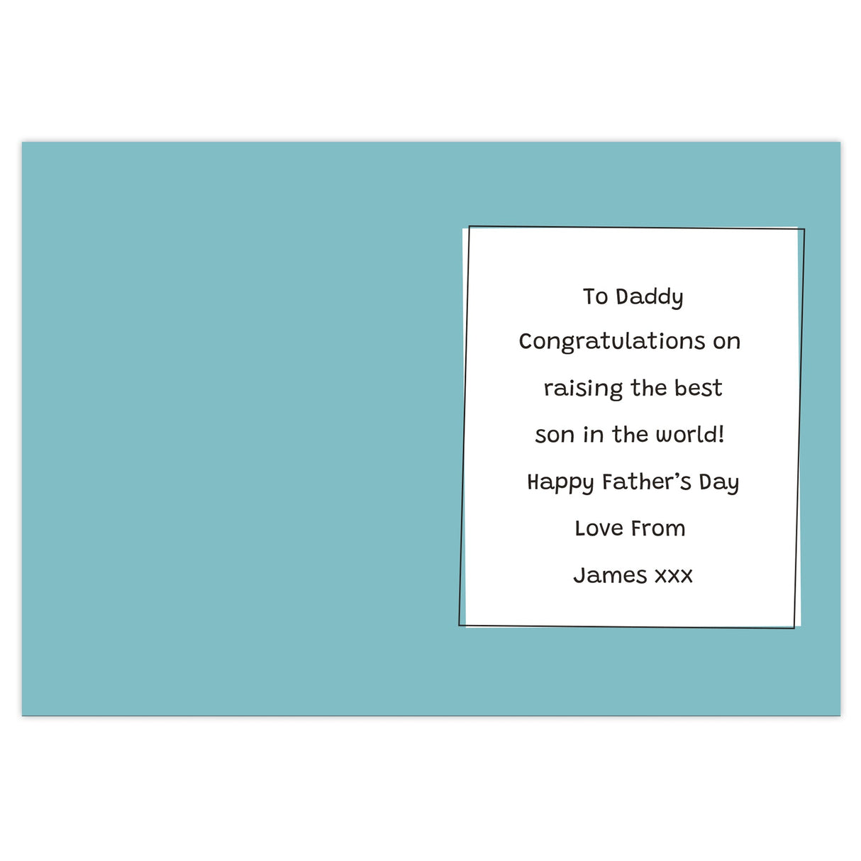 Personalised Well Done Dad... Card: 3 - Greeting Cards By Gift Moments