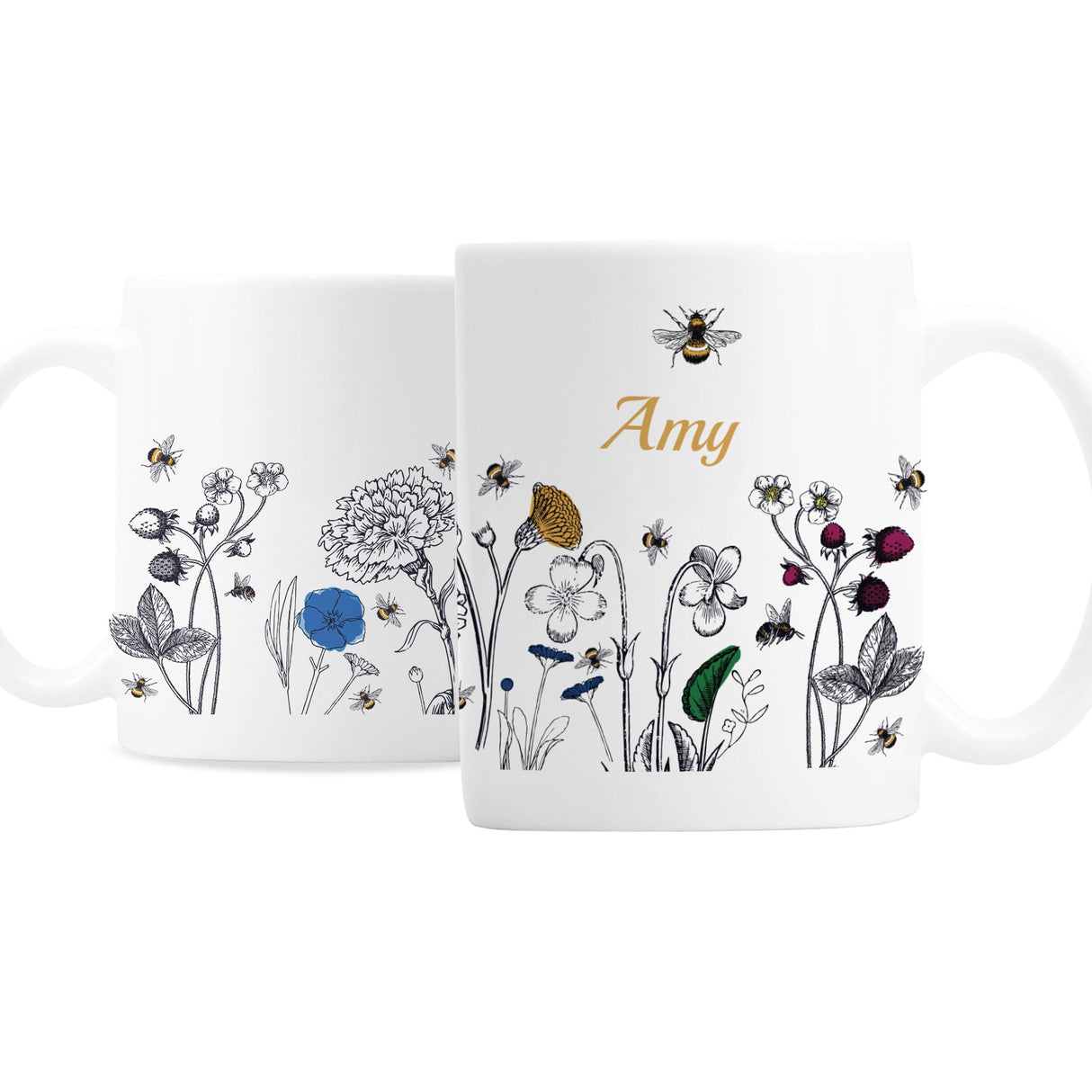 Personalised Wild Flowers Mug - Shop Mugs At Gift Moments - 3