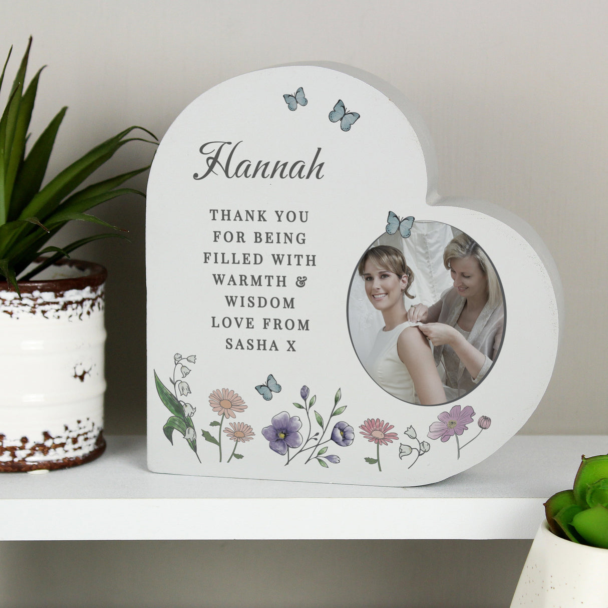 Personalised Wild Flowers Photo Heart Ornament - Shop Ornaments At Gift Moments - 4