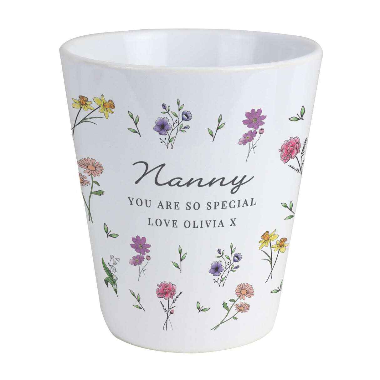 Personalised Wild Flowers Plant Pot: 5 - Pots & Planters By Gift Moments