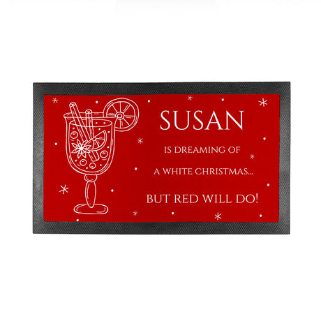 Personalised Wine Pun Bar Mat: 4 - Barware By Gift Moments