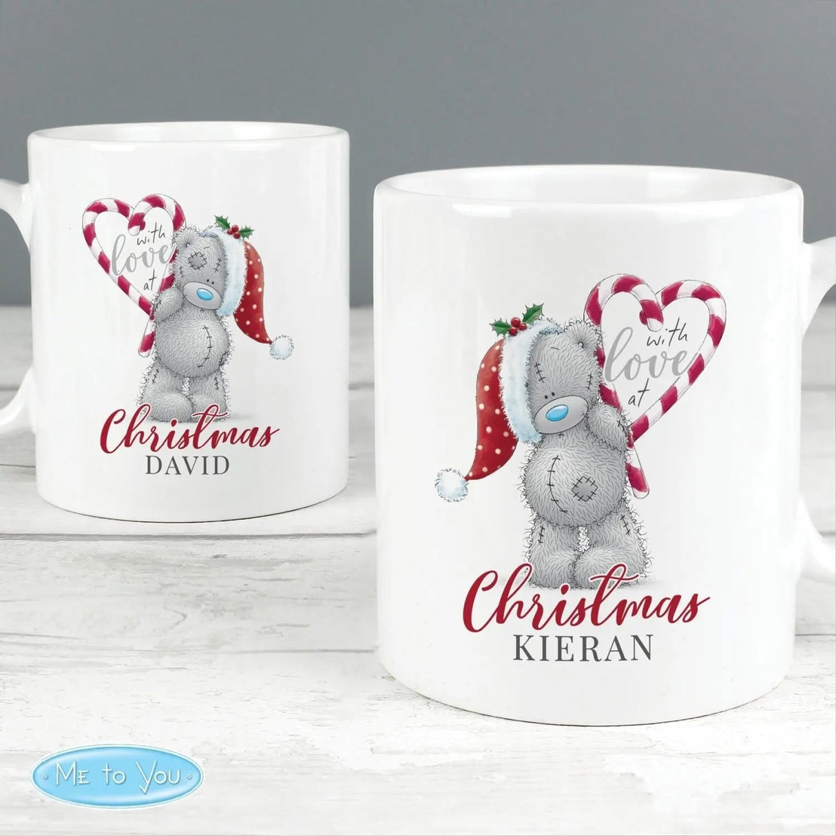 Personalised Me To You ’With Love At Christmas’ Couples Mug Set: 1 - Mugs