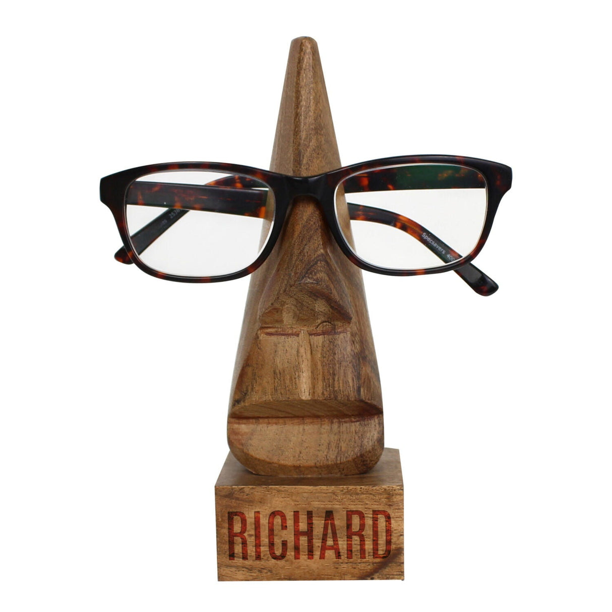 Personalised Wooden Nose-Shaped Glasses Holder: 5 - Keepsakes By Gift Moments