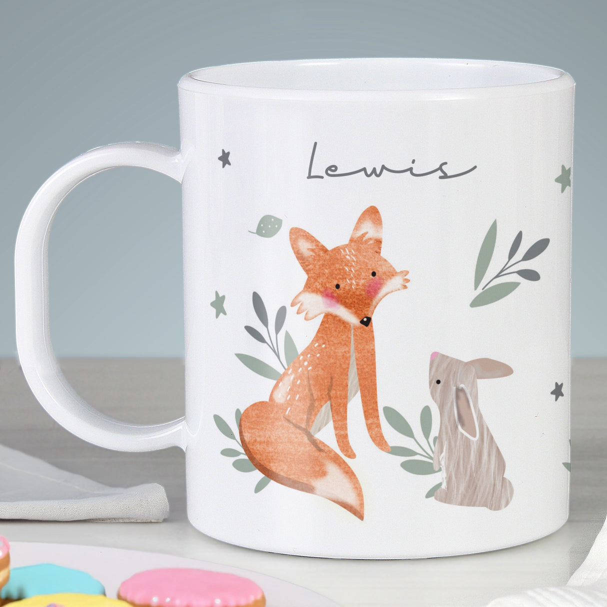Personalised Woodland Animals Mug: 3 - Mugs By Gift Moments