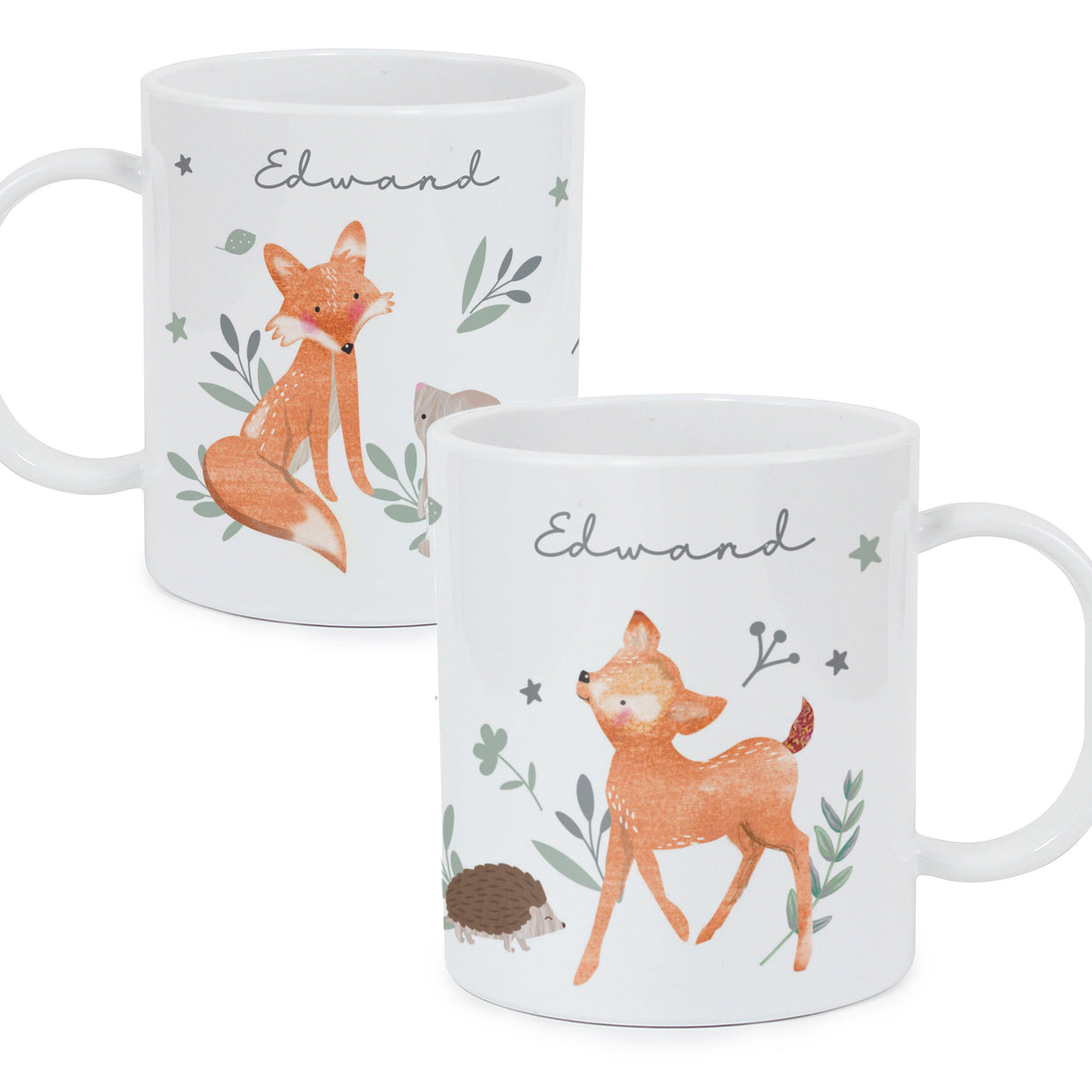 Personalised Woodland Animals Mug: 5 - Mugs By Gift Moments